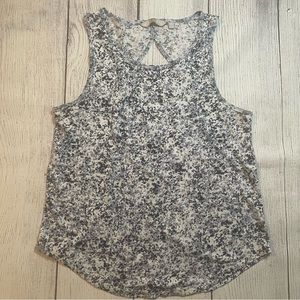 Athleta Black & Blue Dot Tank Top Size Medium